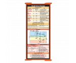 WhiteCoat Clipboard® Trifold - Orange Respiratory Therapy Edition